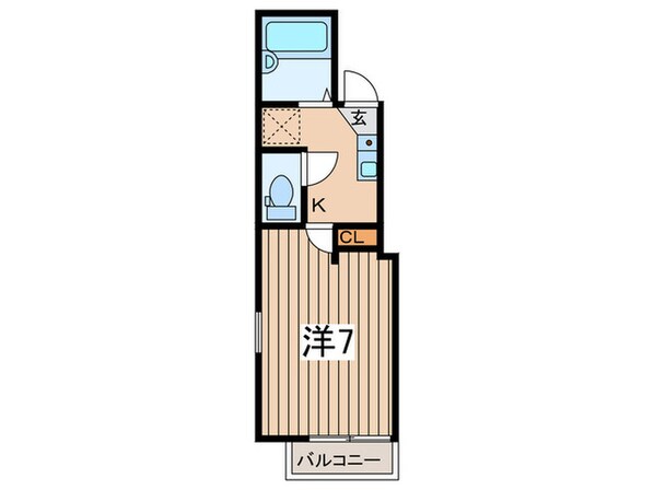 イーストブルー上星川の物件間取画像